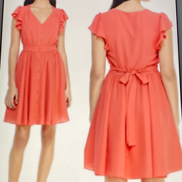 Gal Meets Glam Dresses & Skirts - Gal Meets Glam Bree Dress in Coral, Size 10